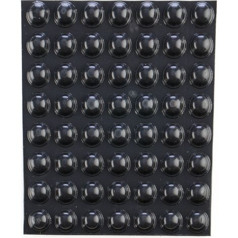 Butée adhésive 3M Hémisphérique 11.2mm en PUR ( Prix pour Sachet de 56 )