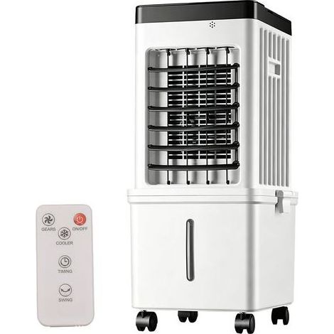 Portable evaporative air cooler, ductless ventless air conditioner with 3 speeds, for bedroom, indoor, outdoor, office, study, patio (1/5)