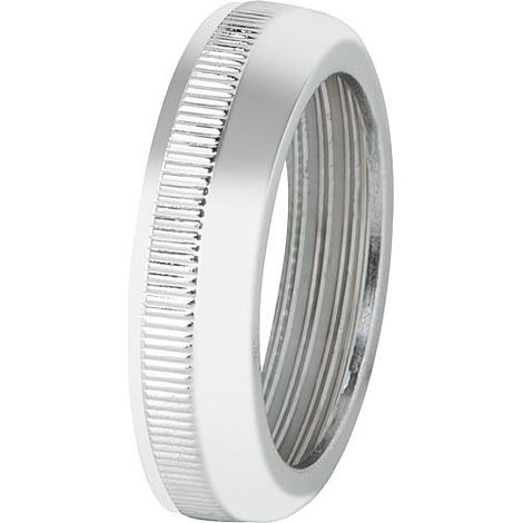 Ecrou molete laiton chromé DN32(11/4") pour tube siphon 32mm