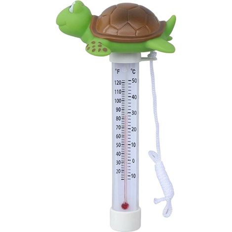 Thermometre Eau Flottant - Pour Piscine Extérieure - Précision ±0.5°C - Plage -10 à 50°C - En Plastique ABS Sécurisé - 1 Pièce (1/5)