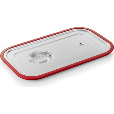 Couvercle transport inox GN 1/1 joint silicone GN SELECT - Was Germany (1/2)