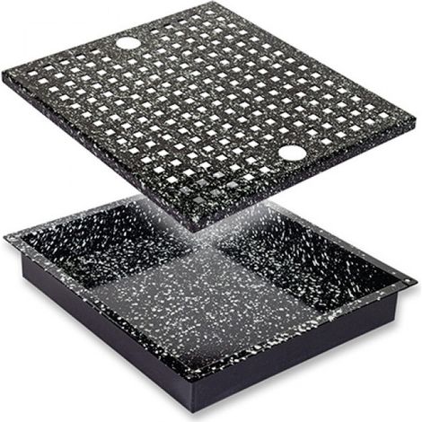 Plateau de four avec grill perforé H 4cm - Caterchef