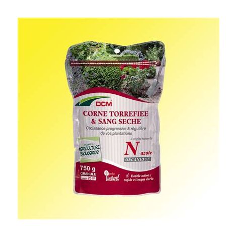 CORNE TORRIFIEE ET SANG SECHE - 750 G - engrais