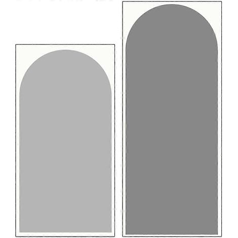 Lot de 2 stickers muraux géométriques en forme d'arche pour la maison (1/5)