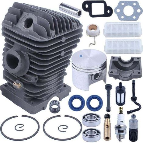 Kit Cylindre Piston Compatible Tronçonneuse Modèles 025 023 MS250 MS230 Pièces de Rechange Réf 1123 020 1209 1123 021 2500 1123 358 7701 (1/4)
