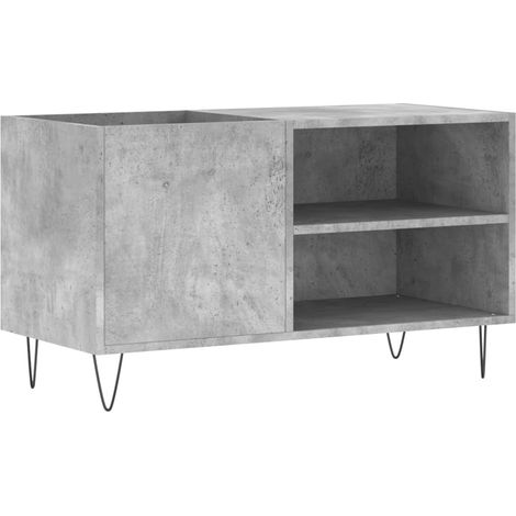 Maison Exclusive - Mobile Porta DiscGrigio Cemento 85x38x48cm Legno Multistrato