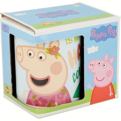 Mug - Peppa Pig - Rosa y Verde - Céramique - 8x9.5 cm - 325 ml (1/4)
