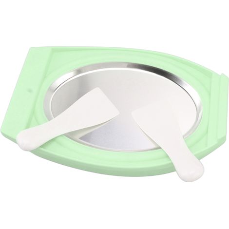 Machine à glace roulée de qualité alimentaire, plaque froide intéressante et pratique pour glaces roulées maison, verte (1/5)