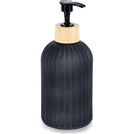 Schwarze Seifenpumpe aus Glas, geeignet für Geschirrspülmittel und normale Seife, Pumpenkopf verstopft. – AquaForge (1/5)