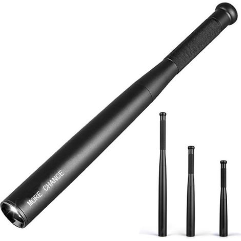 Lampe torche LED en forme de batte de baseball, ultra-lumineuse, idéale pour les situations d'urgence et l'autodéfense. (1/5)
