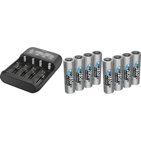 Ansmann Lithium 4 Caricabatterie universale LiFePO, LiIon, NiCd, NiMH 10340, 10350, 10440, 10500, 10350, 10440, 10500, (1/5)