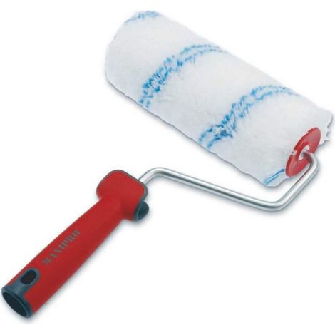Rodillo de poliamida con hilo azul para superficies rugosas