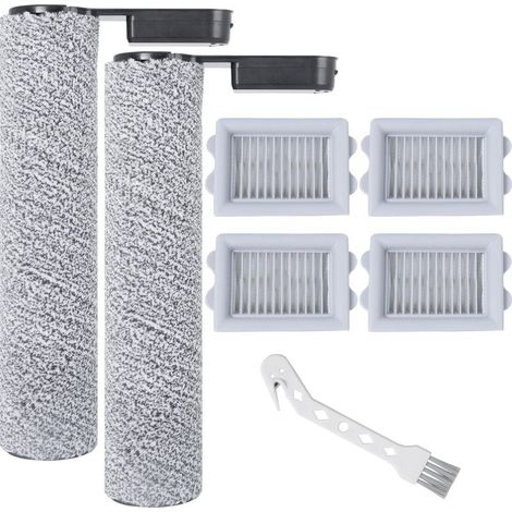 CYRILL – Rullo spazzola e filtro HEPA per accessori di ricambio per aspirapolvere Roborock Flexi/Flexi Pro (2 spazzole a rullo, 4 filtri HEPA, 1 spazzola per la pulizia) (1/5)