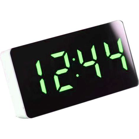 Réveil de voiture LED, alimenté par piles, sans fil et réglable, compact et portable, en plastique, idéal pour la voiture, la chambre, les murs et autres endroits. Un accessoire indispensable en voyag