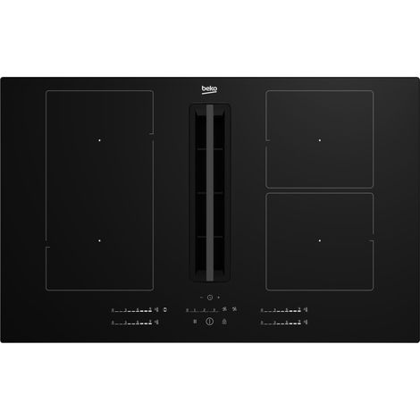 Beko HIXI 84700 UF. Colore del prodotto: Nero, Posizionamento dell'apparecchio: Da incasso, Dimensione della larghezza del piano cottura: 80 cm. Tipo di display: LED, Tipo di timer: Digitale. Tipo di  (1/8)