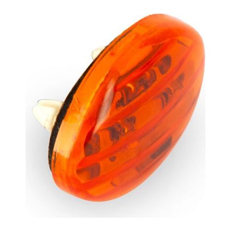 Mini Clignotant LED C.E Ovale Orange 35 x 30mm - Vendu à l'unité (1/2)