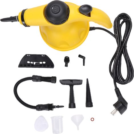 Nettoyeur vapeur portatif 1000 W, 6 buses, haute température et haute pression, pour la maison, prise européenne 220 V (1/5)