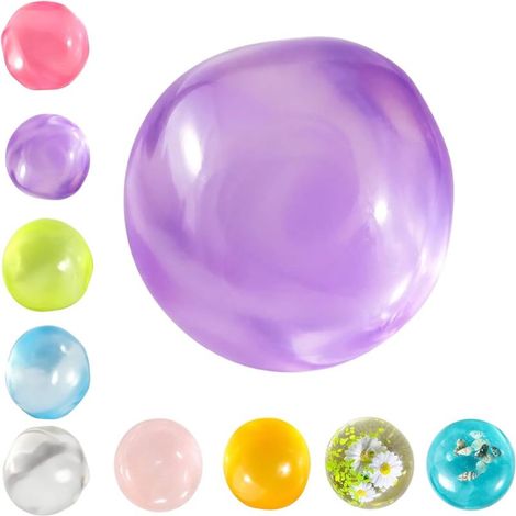 Beyamis Balle anti-stress mousse violet - 6cm cocotier réutilisable (1/5)