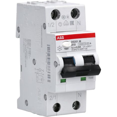 abb Interruptor Diferencial Estándar blanco 10 A 30 mA