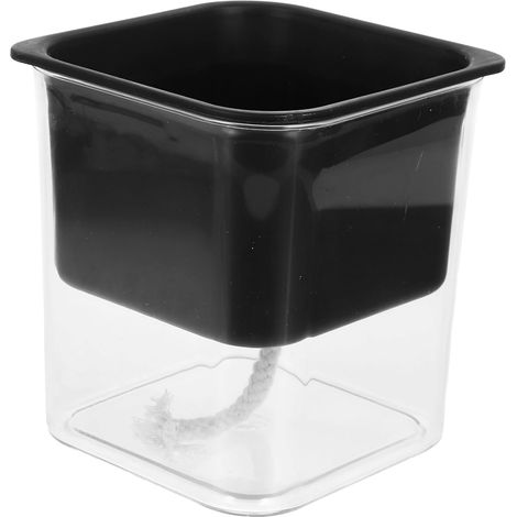 Maceta absorbente de autorriego para plantas, de plástico resistente, con absorción automática de agua para uso en interiores y exteriores. (1/2)
