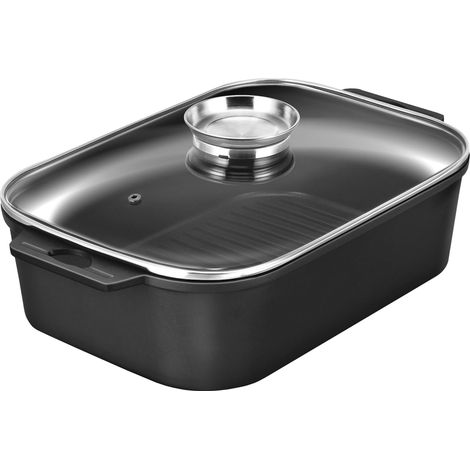 Casserole, 7 L, Revêtement Antiadhésif, Couvercle En Aromatiseur, Four, Cuisinières Céramique, Électrique, Gaz, Induction, Lave-vaisselle, Pfoa Free (1/5)