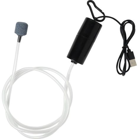 Mini Pompe à Air pour Aquarium, Pompe à Oxygène pour Aquarium, Pompe à Oxygène à économie d'énergie 1W (1/5)
