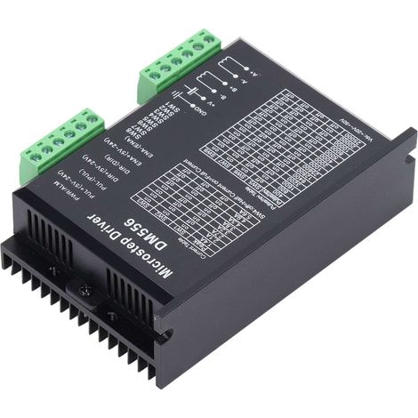 DM556 Schrittmotortreiber für 57/86 NEMA23/NEMA34 Motoren, 2-Phasen 5,6A Controller, hochpräziser digitaler Treiber. (1/5)