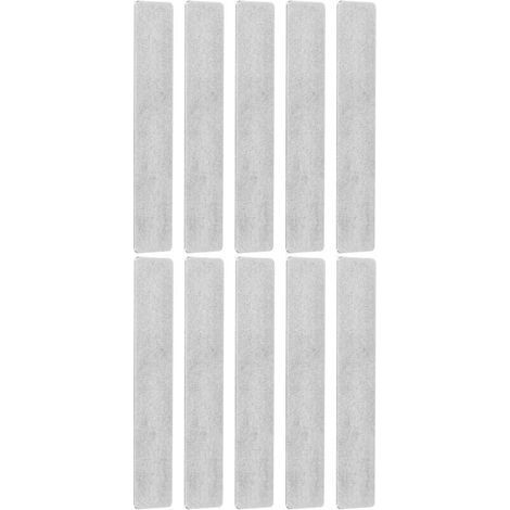 Clapet Compresseur Air Plaque de Soupape Rectangulaire 10 PièCes, Plaque de Soupape en Fonte Taille Standard pour Compresseur D'Air, Valves de Remplacement pour Cylindre de 51 mm pour 0,75 1,5KW (1/5)