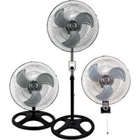 DCG VE1695 Ventilador de piso de mesa de pared 3 en 1 con cuchilla oscilante