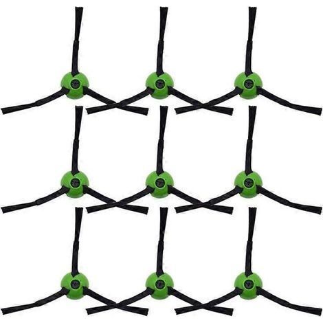 9x Brosse latérale Roomba Compatible avec iRobot Roomba E5 E6 I1 I3 I4 I6 J7+ Vert (1/5)