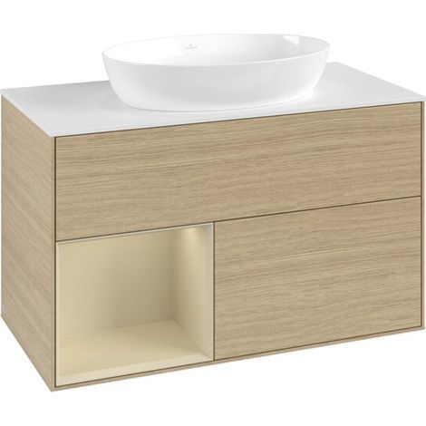 Villeroy & Boch FA11HJPC Armoire sous-lavabo Finion FA1 (1/3)
