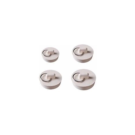 Pieces Rubber Sink Plugs with Hanging Ring Kitchen Drain Plugs Sink Plugs Bath Plugs for Kitchen, Bathroom, Bathtub, Sink, Basin (4 Sizes) (1/5)