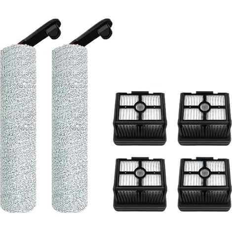 Filtre d'aspirateur pour Aspirateur pour Dreame H12 Pro, 2 Filtres HEPA + 2 Nrosses à Rouleaux Nettoyage,pour Aspirateur Dreame H12 Pro