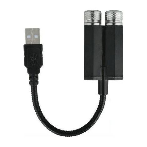 Veilleuse LED Étoilée - Branchement USB - Orientation 360° Réglable - Pour Intérieur Voiture Bureau - 1 Pièce (1/5)