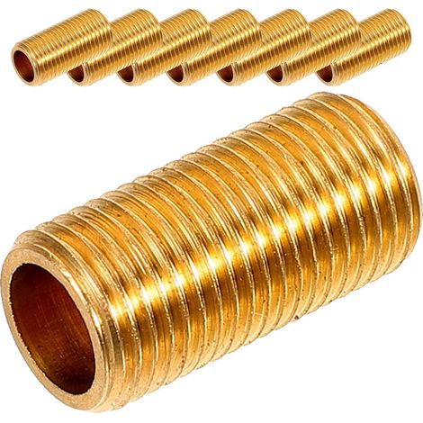 Vis M10 en laiton massif GARVALON 20 mm de long lot de 8 (1/5)