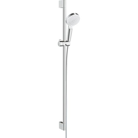 Hansgrohe Brausenset Crometta Vario EcoSmart, 90cm weiß/chrom (1/4)