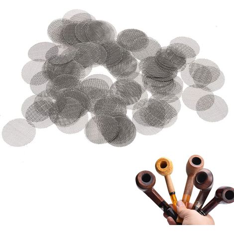 Tamis pou Bong 15 mm,Pipe Sceen en Acie Inoxydable,Écans de Pipe,Écans de Fume Filtes,Écans de Pipe Filtes,Écan de Gaze de Fumée,100 PCS (1/5)