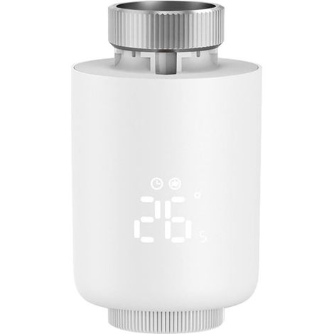 Vanne de radiateur intelligente 1 pièce, contrôle de température thermostatique, thermostat domestique, application mobile pour contrôler la température, gestion climatique efficace et pratique (1/5)