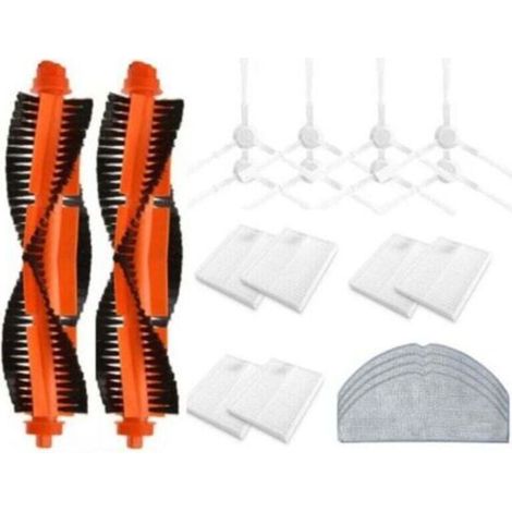 20 PièCes de Rechange pour Aspirateur Robot E10 E12 B112, XU, Accessoires Aspirateur, Brosse LatéRale Principale, Filtre, Tissu Vadrouille - (1/4)