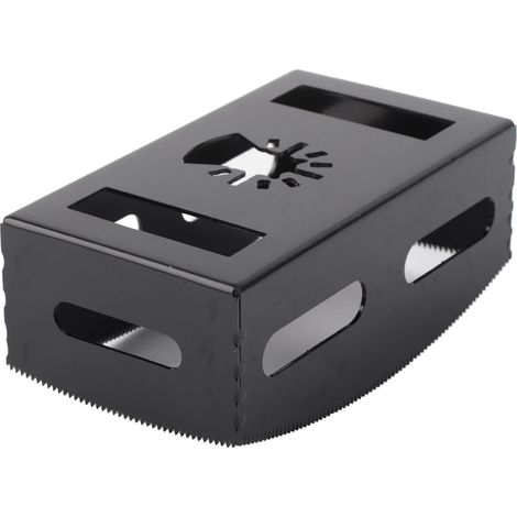 Set aus 2 HSS-Oszillationsblättern zum Schneiden von Elektrodosen, rechteckigem Nutfräser, sicheres Multifunktionszubehör für Oszillationssägen. (1/5)