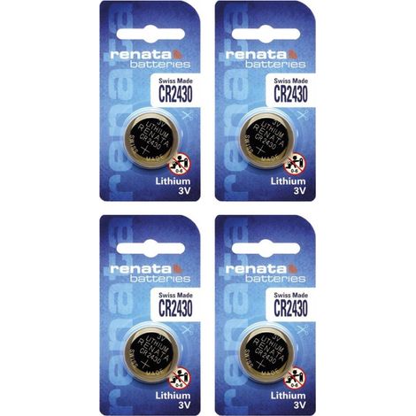 .4 piles Renata CR2430.