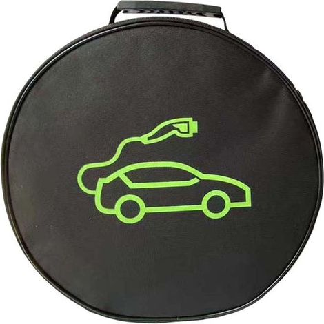 Caja de cable de carga de una sola pieza, bolsa para cable de carga de coche eléctrico, organizador de cable de carga para maletero y verduras (1/5)