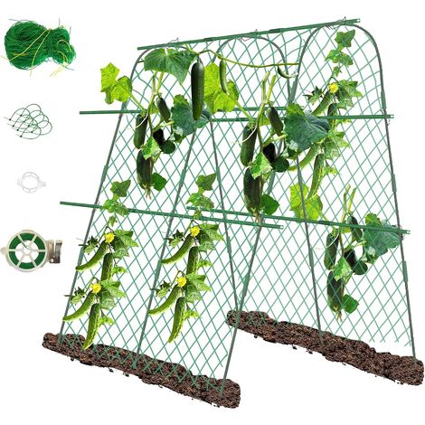 Trellis Outdoor Climbing Plant, 160 x 140 x 120 cm Trellis Garden, Support Climbing Plant, Vegetables and Climbing Plants, Flowers and Fruit Plants (1/5)