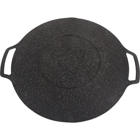 Plaque de Barbecue coréenne, poêle circulaire antiadhésive pour la maison, poêle d'extérieur, Type universel 36cm (1/5)