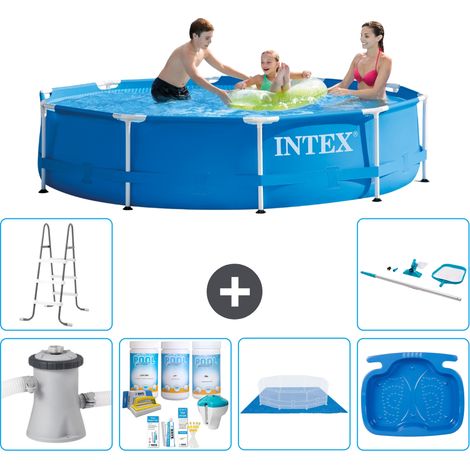 Intex Piscine Tubulaire Ronde - 305x76 cm - 7-pièces S21021