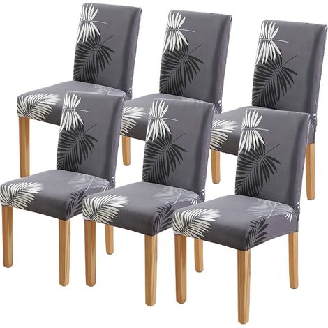 Hotelqualität Hussen Samt Stuhl Protector Sitzbezüge für Esszimmer Hochzeitsbankett Party Dekoration Schonbezug Weicher Dicker Vollsamtstoff Waschbar, 6er Set Peacock