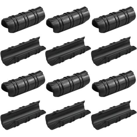 12 Stück Gewächshaus-Clips, 25 mm, Garten-Gewächshaus-Clips, hohe Temperaturbeständigkeit, Gewächshaus-Abdeckungsbefestigung, langlebig, einfach zu verwenden, für die Befestigung von Gewächshaus-Banne (1/5)