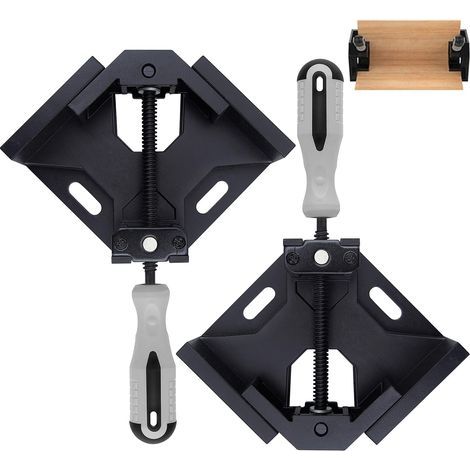 Pince d'angle à 90°, pince de soudage d'angle, outil d'établi réglable, pince d'angle réglable, pince d'angle à mâchoire pivotante - Noir - RWBricolage ›Outils à main et électriques›Outils à main ›Pin (1/5)