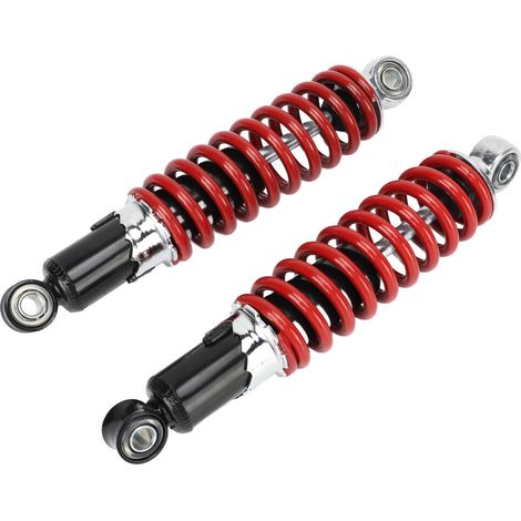 Amortiguador de motocicleta de alta resistencia, de dos piezas y 250 mm, adecuado para motocicletas todoterreno pequeñas y vehículos todo terreno (ATV).