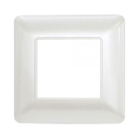 Mapam placca perla 2 posti compatibile Bticino Matix - JOY-P5002-PE